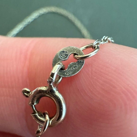 NWT Mother of Pearl 18in 925/14k Yellow Gold Bonded Pendant Necklace - Picture 10 of 14